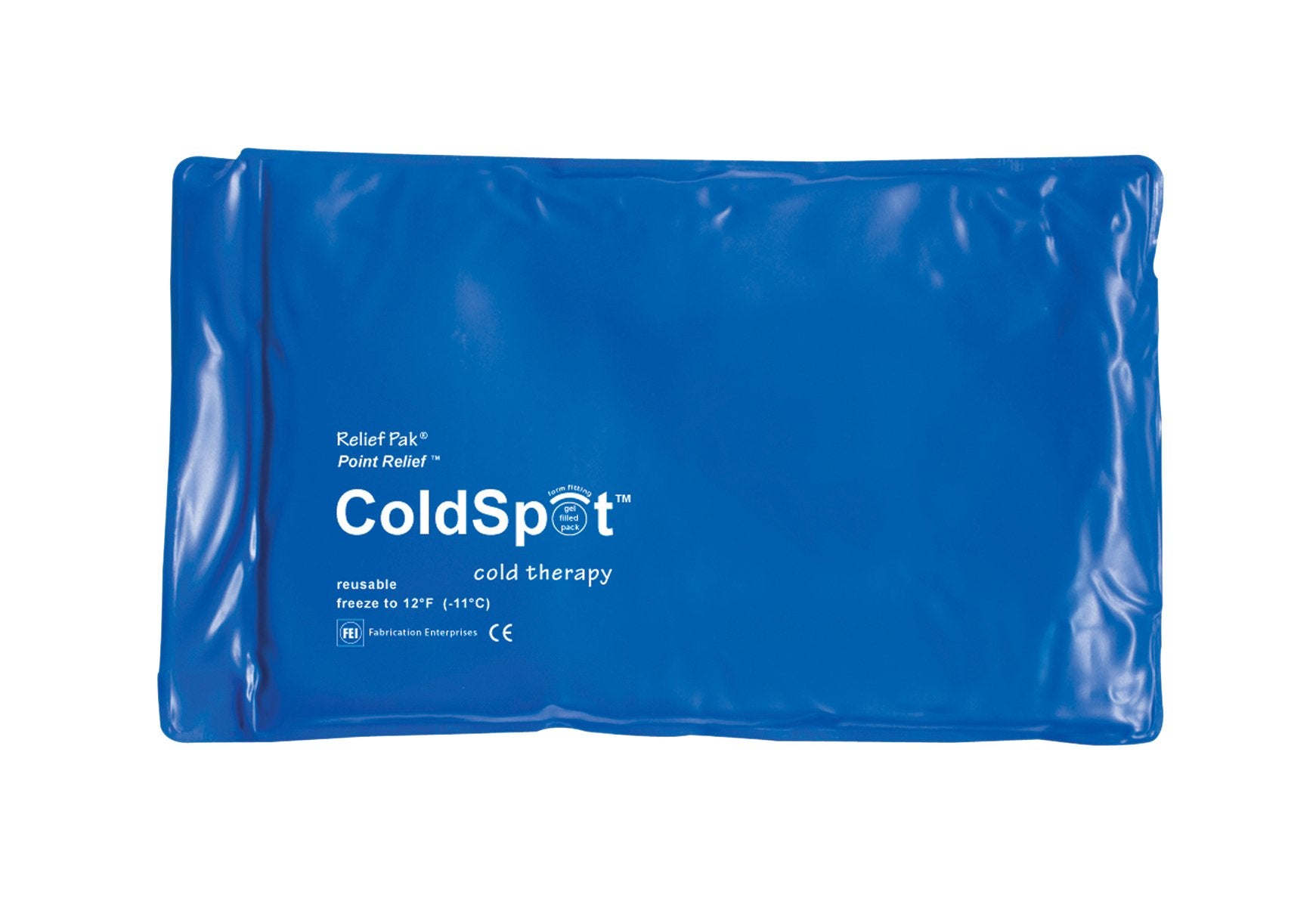 Fabrication Enterprises - Cold Pack Relief Pak® ColdSpot™ General Purpose Half Size 7 X 11 Inch Vinyl / Gel Reusable [1/EA]
