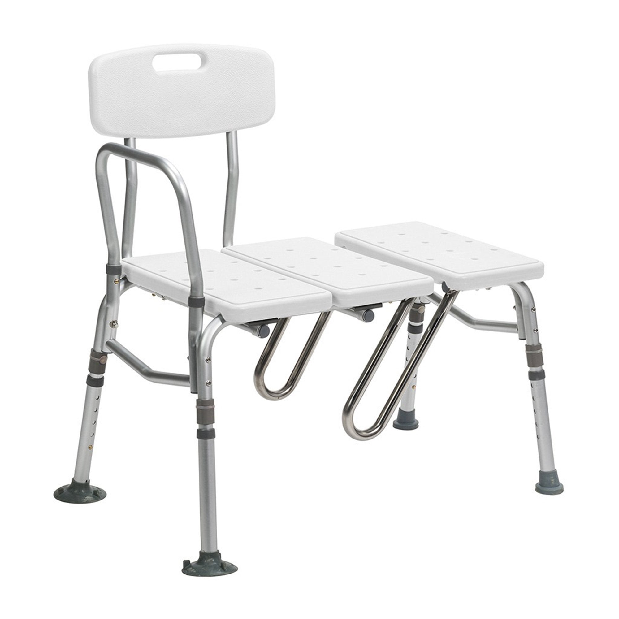 Drive Medical - drive™ Splash Defense™ Knocked Down Bath Transfer Bench 17-1/2 to 22-1/2 Seat Height 400 lbs. Weight Capacity [1/EA]