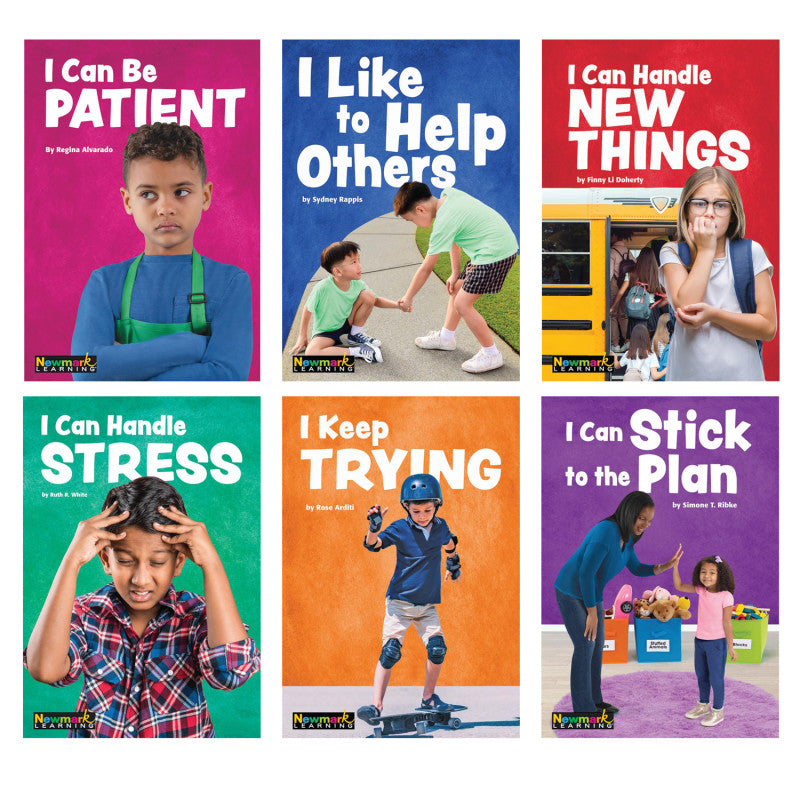 NEWMARK LEARNING - MySELF Readers: I Can Manage Myself and Set Goals, Small Book 6pack, English