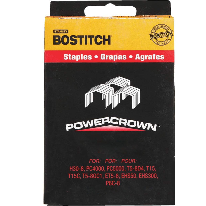STANLEY BOSTITCH - Bostitch STCR-Style 7/16 in. W X 1/2 in. L 18 Ga. Power Crown Staples 1000 pk