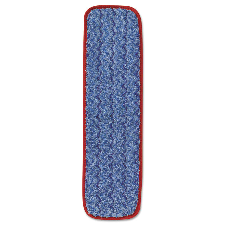 Rubbermaid Commercial - Microfiber Wet Mopping Pad, 18.5" x 5.5" x 0.5", Red