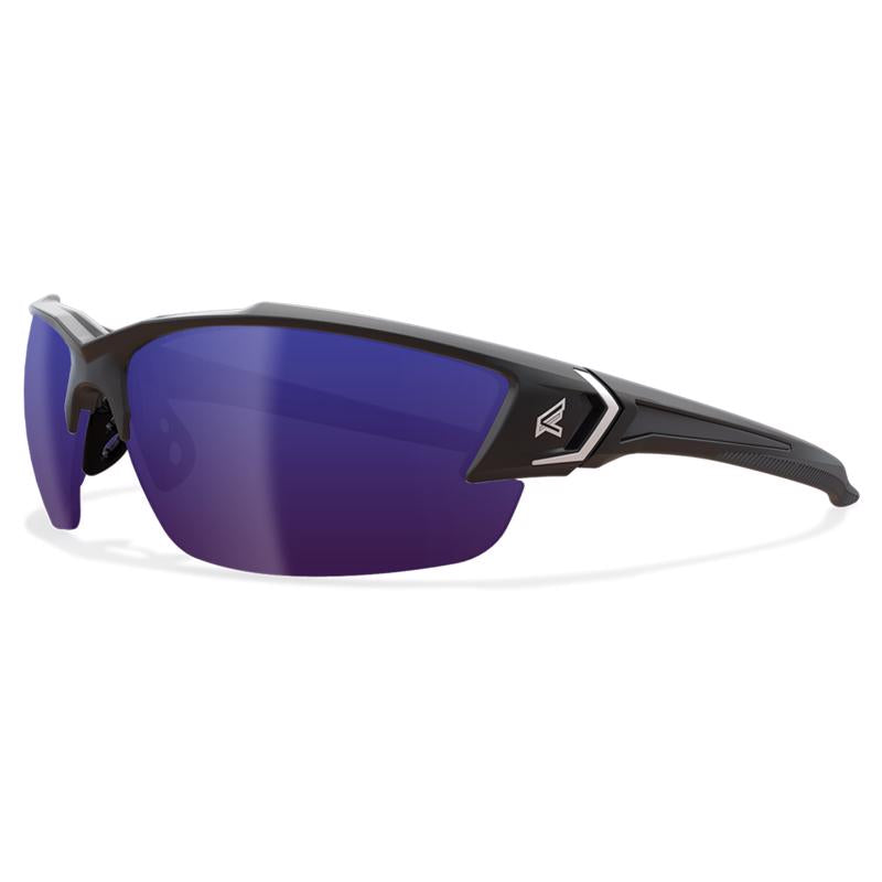EDGE EYEWEAR - Edge Eyewear Khor G2 Anti-Fog Polarized Safety Glasses Blue Mirror Lens Black Frame 1 pc