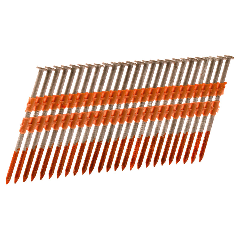 METABO HPT - Metabo HPT 3 in. Plastic Strip Hot-Dip Galvanized Framing Nails 21 deg 1000 pk