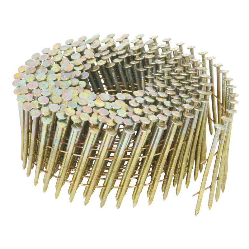 METABO HPT - Metabo HPT 2-1/4 in. Wire Coil Electro Galvanized Siding Nails 15 deg 3600 pk [13338HPT]