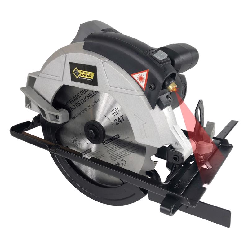 STEEL GRIP - Steel Grip 12 amps 7-1/4 in. Corded Brushed Circular Saw