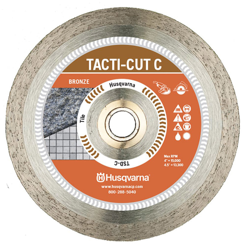 HUSQVARNA - Husqvarna Tacti-Cut C 4 in. D X 7/8 in. Steel Continuous Rim Circular Saw Blade 1 pk