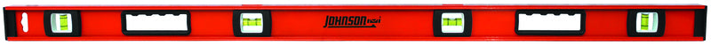 JOHNSON - Johnson 48 in. Aluminum Heavy Duty I-Beam Level 4 vial - Case of 2