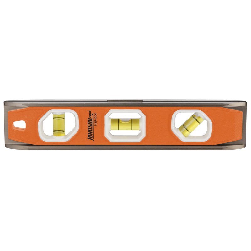 JOHNSON - Johnson 10 in. Aluminum Magnetic Torpedo Level 3 vial