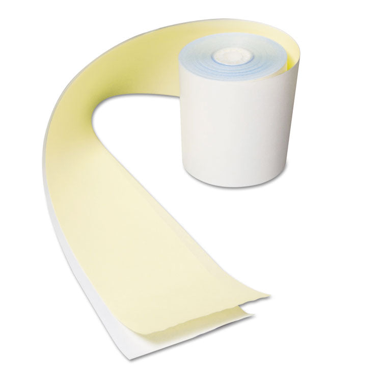 AmerCareRoyal - No Carbon Register Rolls, 3" x 90 ft, White/Yellow, 30/Carton