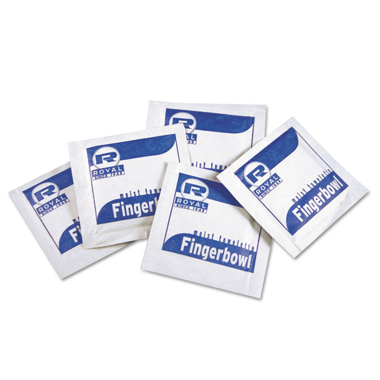 AmerCareRoyal - Moist Towelettes, Individually Wrapped, 4 x 6, Lemon Scent, 1,000/Carton