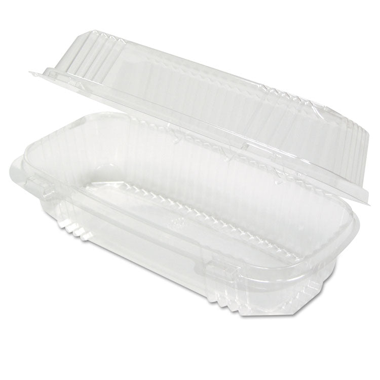 Pactiv Evergreen - ClearView SmartLock Hinged Lid Container, 23 oz, 8.5 x 4 x 2.5, Clear, Plastic, 250/Carton