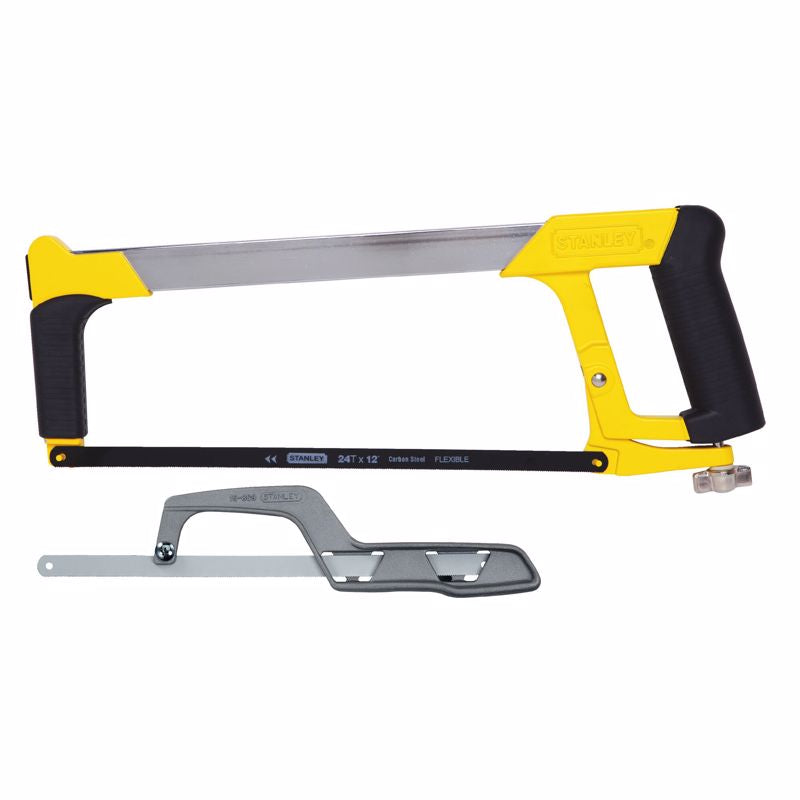 STANLEY - Stanley 12 in. Steel Hacksaw Black/Yellow 2 pc