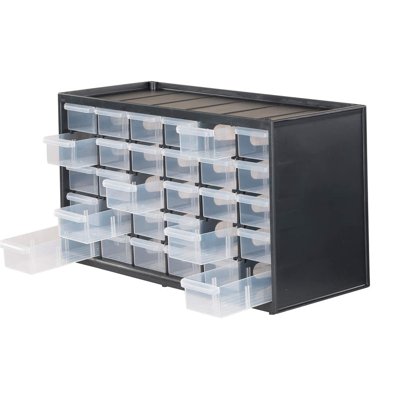STANLEY - Stanley 14.38 in. W X 8.38 in. H X 6.125 in. D Bin System Polypropylene 30 compartments Black/Clear