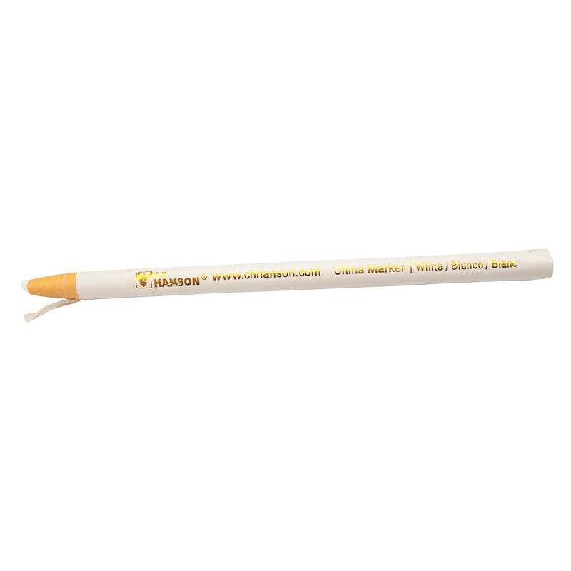 C.H. HANSON - C.H. Hanson CH Hanson 6.8 in. L China Marker White 1 pc - Case of 12