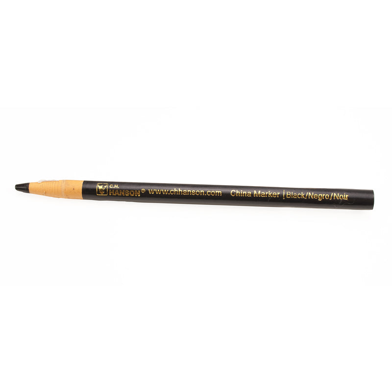 C.H. HANSON - C.H. Hanson CH Hanson 6.8 in. L China Marker Black 1 pc - Case of 12