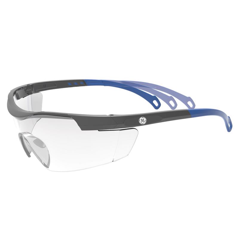 GENERAL ELECTRIC - General Electric 01 Series Anti-Fog Impact-Resistant Safety Glasses Clear Lens Blue Frame 1 pk