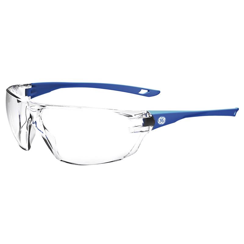 GENERAL ELECTRIC - General Electric 03 Series Impact-Resistant Safety Glasses Clear Lens Blue Frame 1 pk