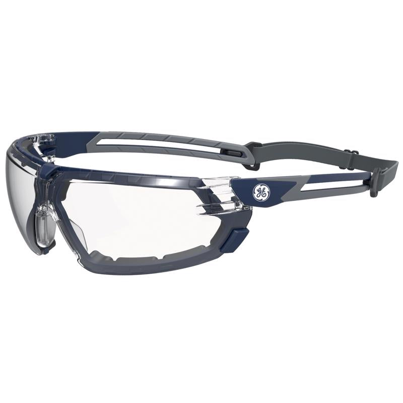 GENERAL ELECTRIC - General Electric 11S Series Anti-Fog Impact-Resistant Safety Glasses Clear Lens Blue/Gray Frame 1 pk