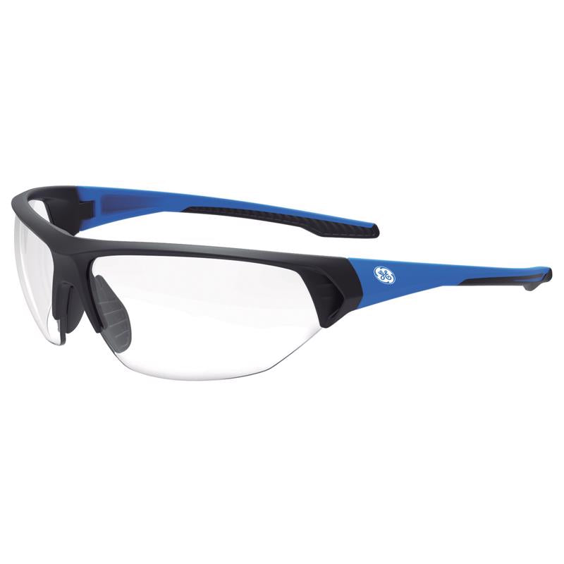 GENERAL ELECTRIC - General Electric 06 Series Anti-Fog Impact-Resistant Safety Glasses Clear Lens Black/Blue Frame 1 pk