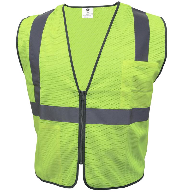 GENERAL ELECTRIC - General Electric Reflective Safety Vest Green XL [GV076GXL]