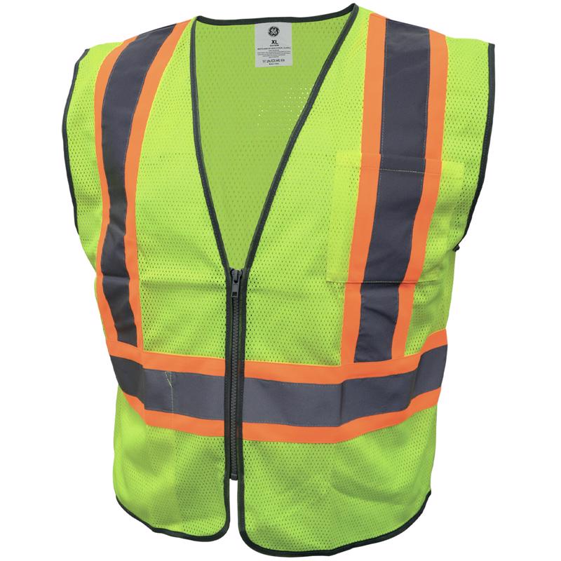 GENERAL ELECTRIC - General Electric Reflective Safety Vest Green XL [GV078GXL]