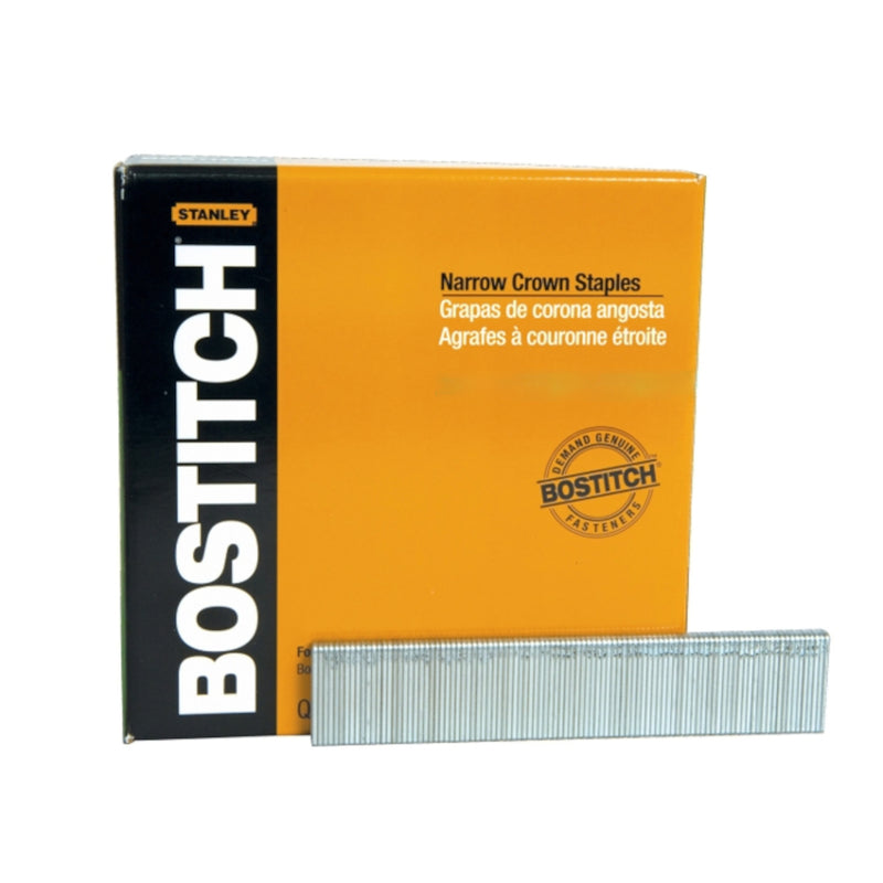 STANLEY BOSTITCH - Bostitch SX 7/32 in. W X 1-3/8 in. L 18 Ga. Narrow Crown Staples 3000 pk