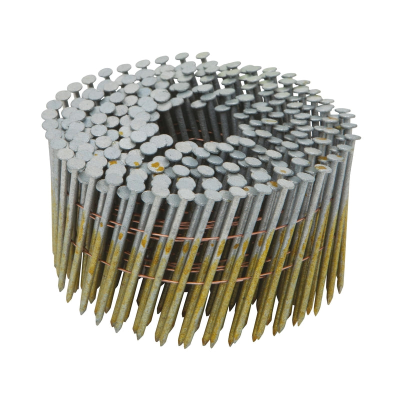 STANLEY BOSTITCH - Bostitch 2-1/2 in. 13 Ga. Angled Coil Galvanized Framing Nails 15 deg 3600 pk [C8P99DG]