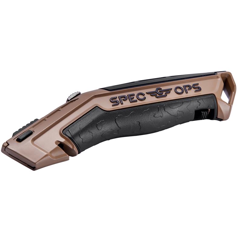 SPEC OPS TOOLS - Spec Ops 7 in. Retractable Fixed Utility Knife Black 1 pc