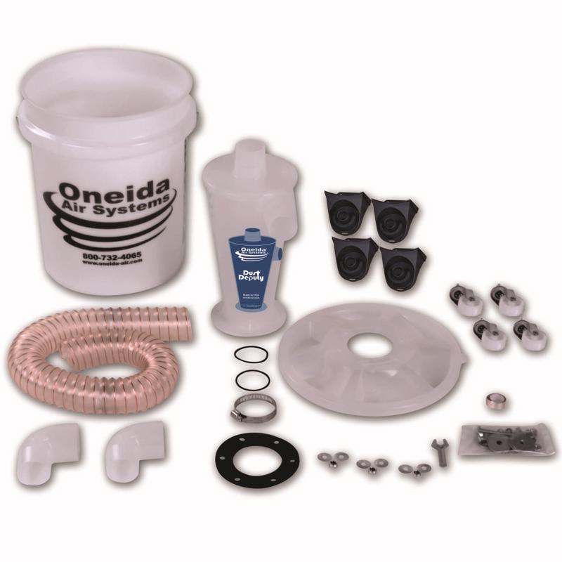 ONEIDA AIR SYSTEMS - Oneida Air Systems Dust Deputy 29.75 in. L X 17.75 in. W X 17.75 in. D Deluxe Wet/Dry Vac Cyclone Se