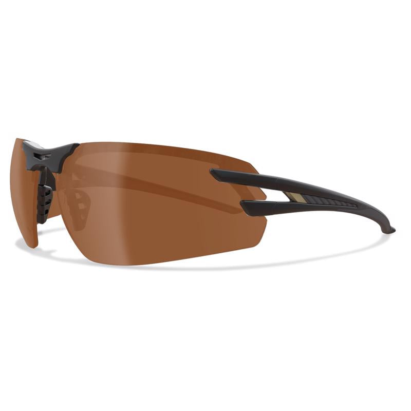 EDGE - Edge Salita Anti-Fog Vapor Shield Safety Glasses Copper Lens Black Frame 1 pk
