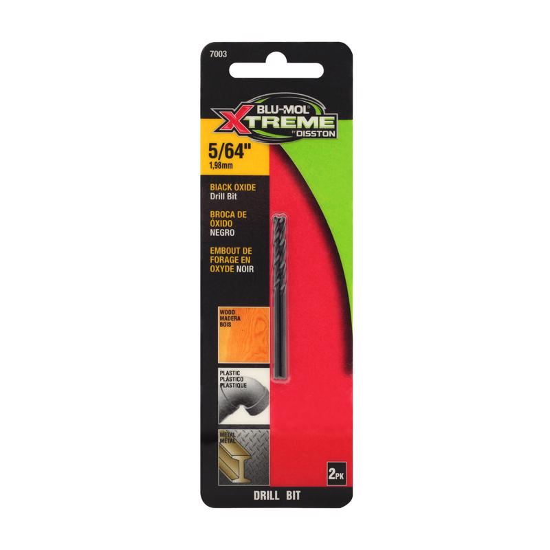 BLU-MOL XTREME - Blu-Mol Xtreme 5/64 in. High Speed Steel Drill Bit 1 pk