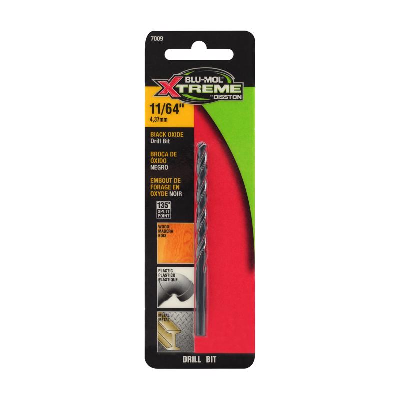 BLU-MOL XTREME - Blu-Mol Xtreme 11/64 in. High Speed Steel Drill Bit 1 pk