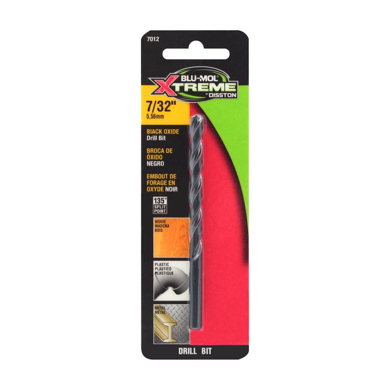 BLU-MOL XTREME - Blu-Mol Xtreme 7/32 in. High Carbon Steel Drill Bit 1 pk