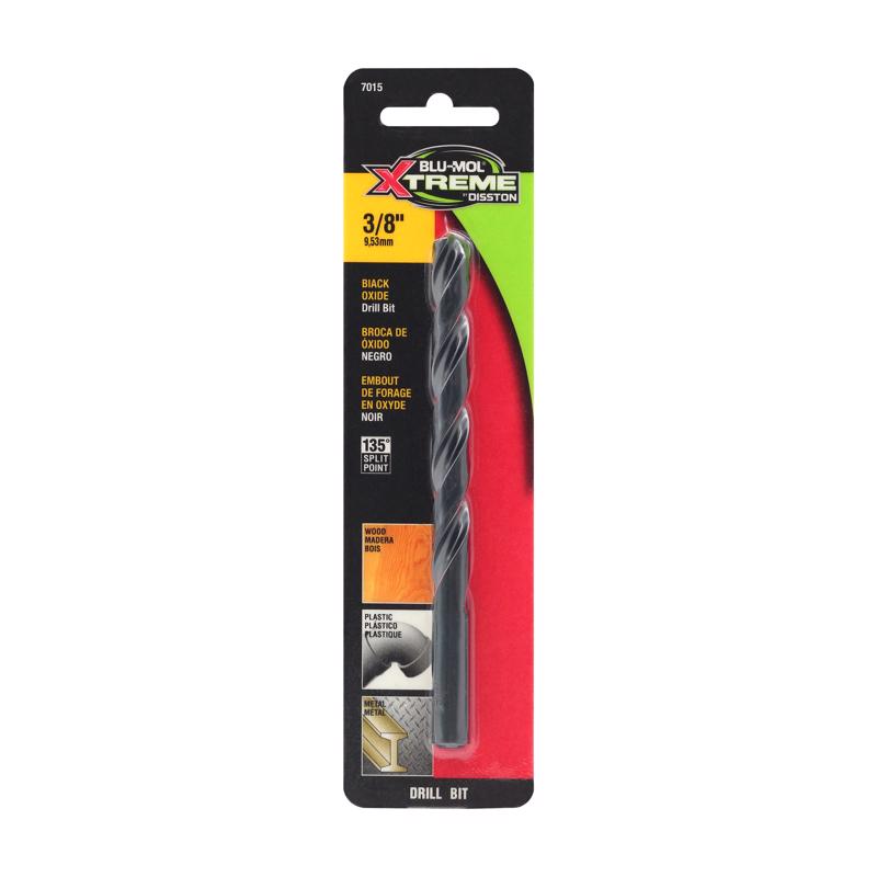 BLU-MOL XTREME - Blu-Mol Xtreme 3/8 in. High Speed Steel Drill Bit 1 pk