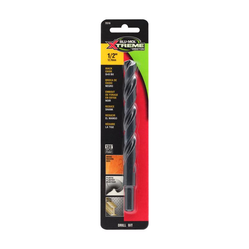 BLU-MOL XTREME - Blu-Mol Xtreme 1/2 in. High Speed Steel Drill Bit 1 pk