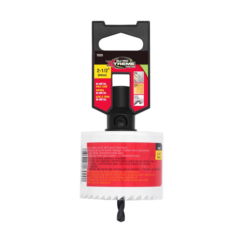BLU-MOL XTREME - Blu-Mol Xtreme 2-1/2 in. Bi-Metal Hole Saw 1 pk