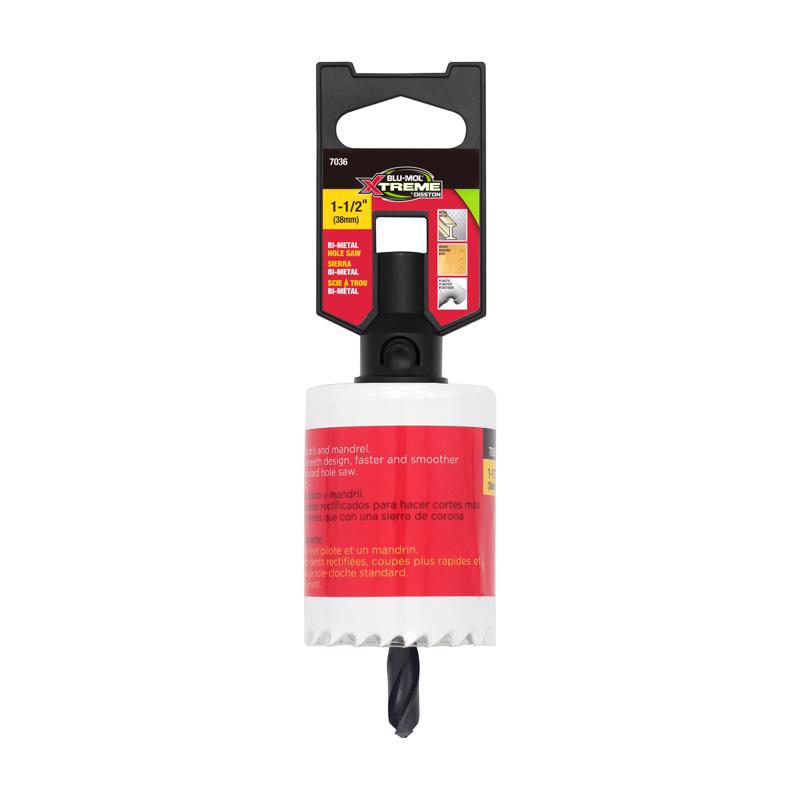 BLU-MOL XTREME - Blu-Mol Xtreme 1-1/2 in. Bi-Metal Hole Saw 1 pk