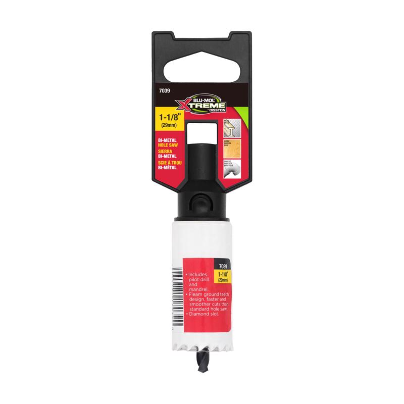 BLUMOL - Blu-Mol Xtreme 1-1/8 in. Bi-Metal Hole Saw 1 pk