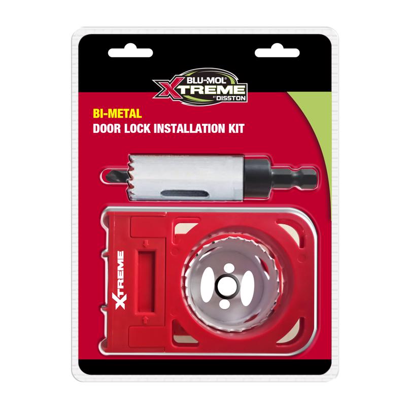 DISSTON - Disston Blu-Mol Xtreme Bi-Metal Door Lock Installation Kit 3 pk