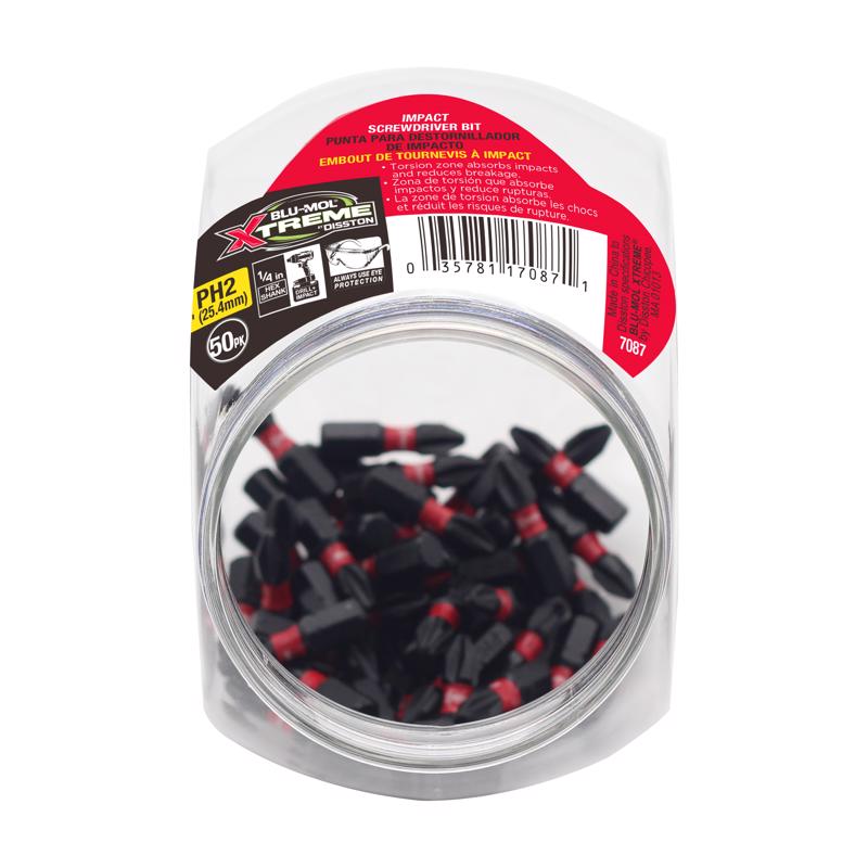 BLU-MOL XTREME - Blu-Mol Xtreme Phillips 1 in. L Screwdriver Bit S2 Tool Steel 1 pc - Case of 50