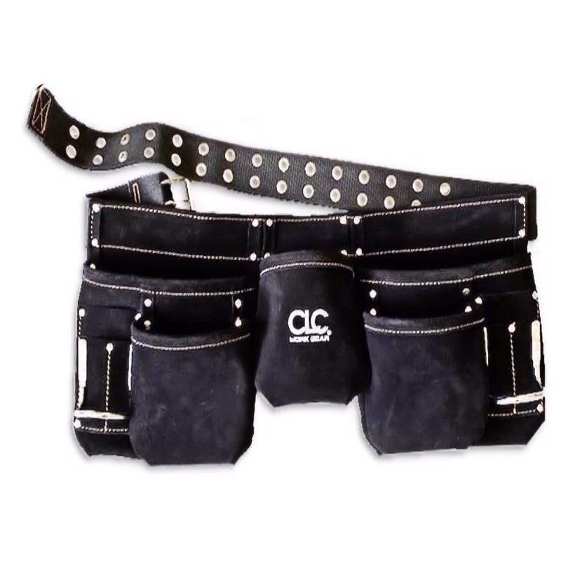 CLC - CLC 11 pocket Suede Leather Apron Pouch Black 29 in. 49 in.