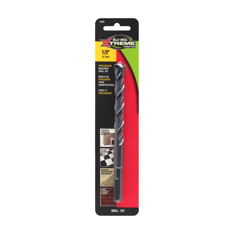 DISSTON - Disston Blu-Mol Xtreme 1/2 in. X 6 in. L Carbide Tipped Masonry Drill Bit Straight Shank 1 pk