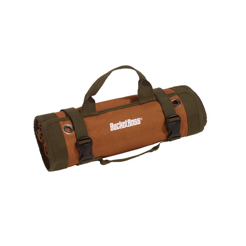 BUCKET BOSS - Bucket Boss 6 in. W Canvas Wrench Roll Up 6 pocket Brown 1 pc