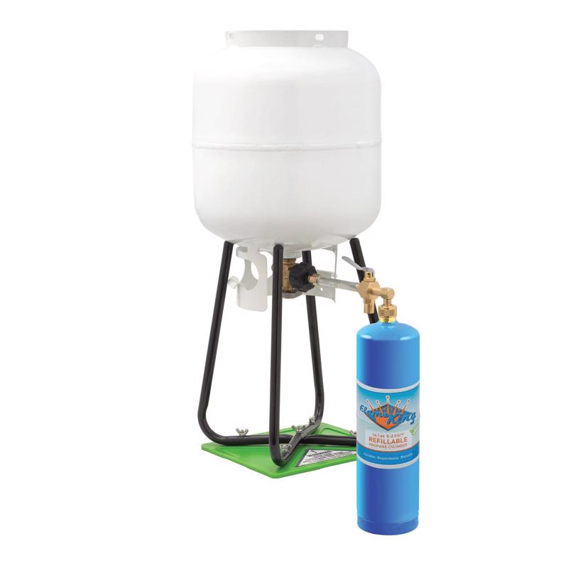 FLAME KING - Flame King 14 in. L X 5 in. W 14.1 oz Propane Cylinder Steel 1 pc