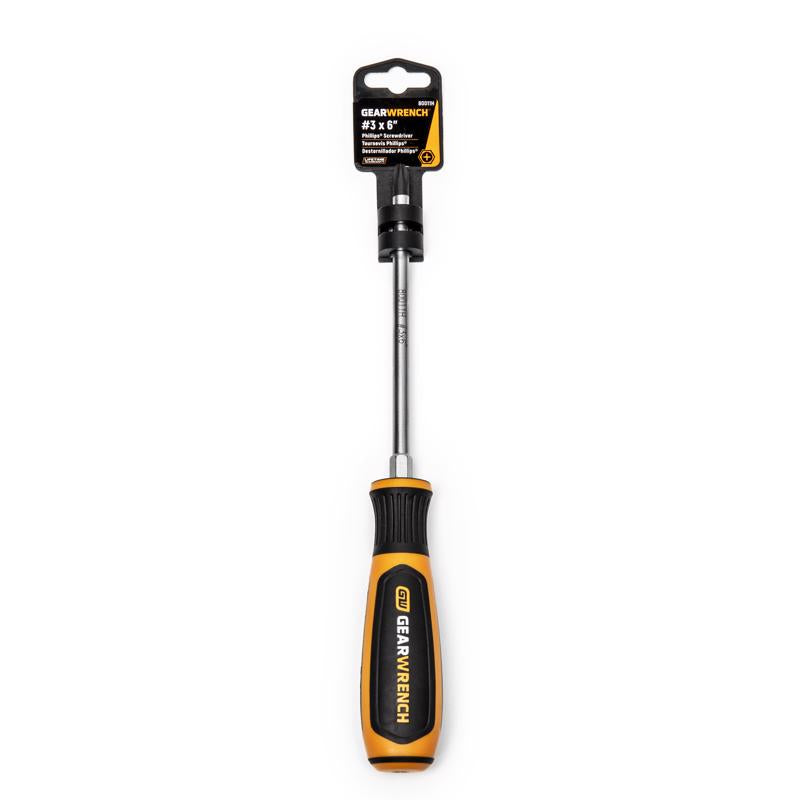GEARWRENCH - Gearwrench #3 X 6 in. L Phillips Screwdriver 1 pk