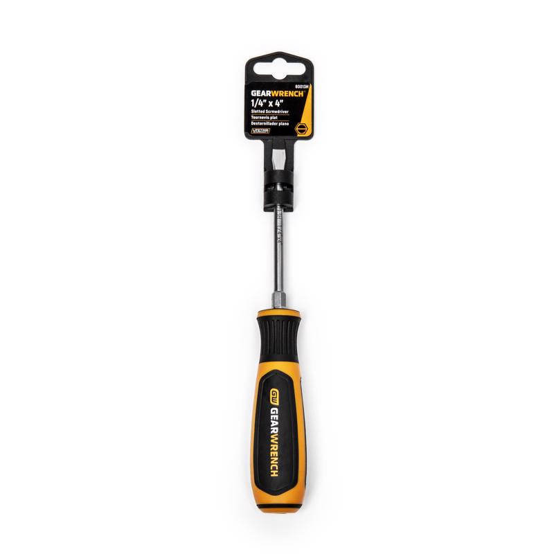 GEARWRENCH - Gearwrench 1/4 in. X 4 in. L Slotted Screwdriver 1 pk