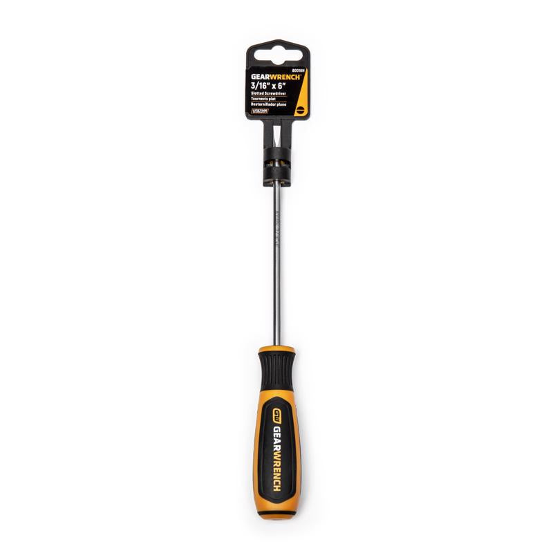 GEARWRENCH - Gearwrench 3/16 in. X 6 in. L Slotted Cabinet Screwdriver 1 pk