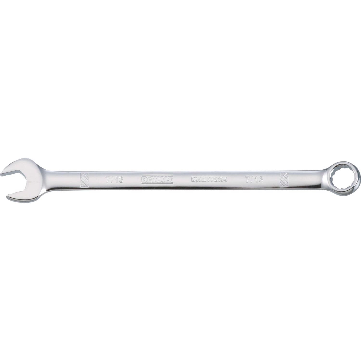 DeWalt 7/16 in. X 7/16 in. 12 Point SAE Combination Wrench 5-25/32 in. L 1 pc