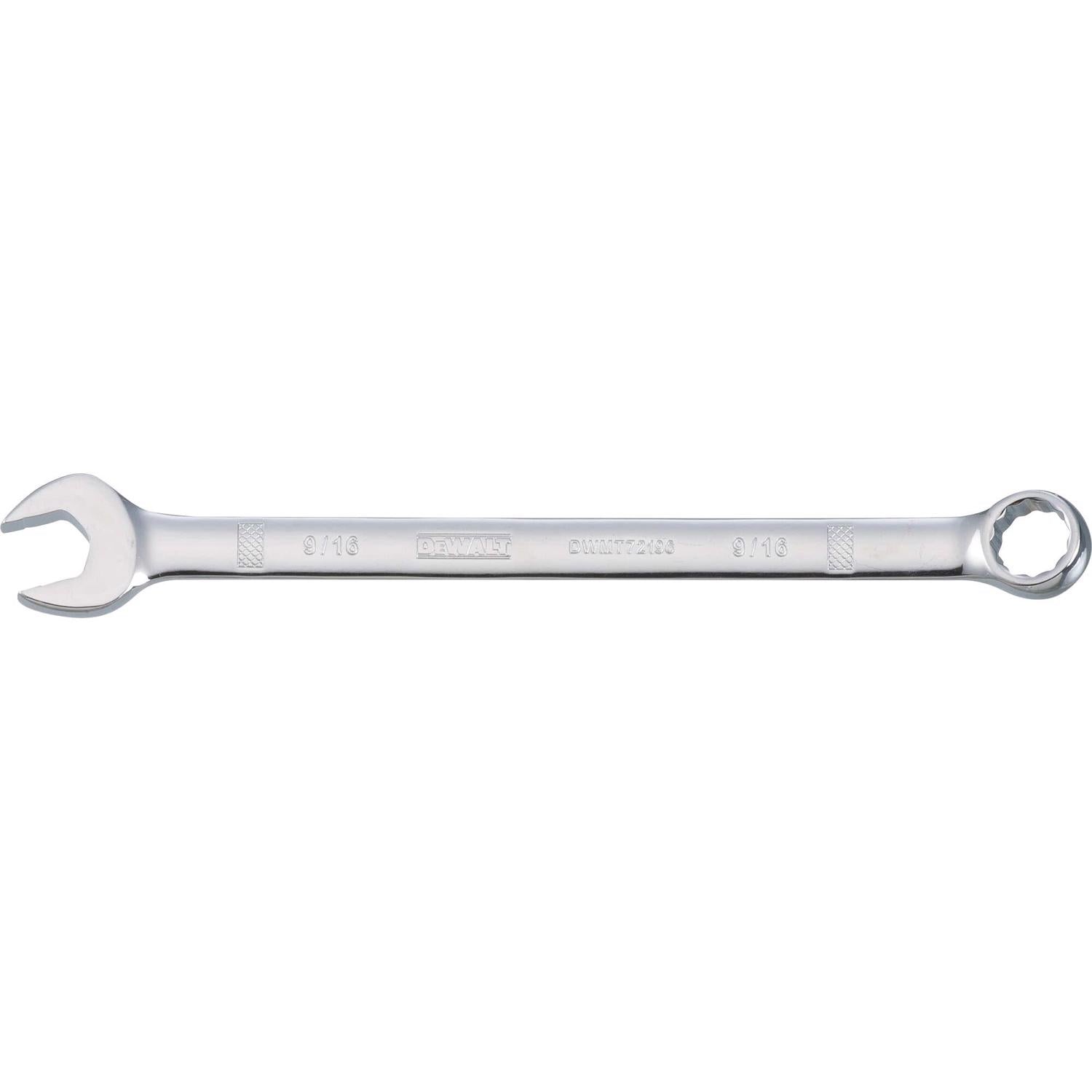 DeWalt 9/16 in. X 9/16 in. 12 Point SAE Combination Wrench 7-5/32 in. L 1 pc