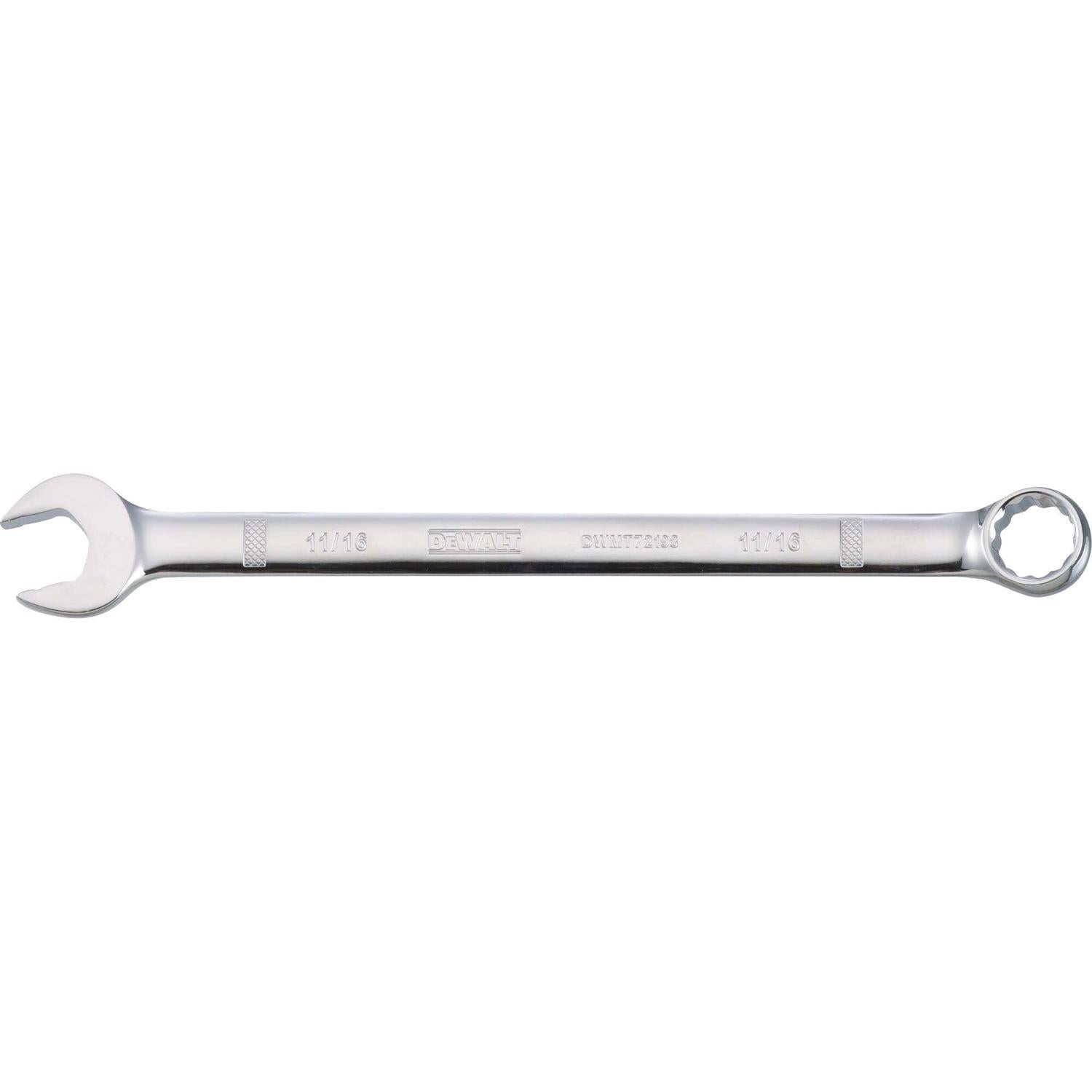 DeWalt 11/16 in. X 11/16 in. 12 Point SAE Combination Wrench 8-25/32 in. L 1 pc